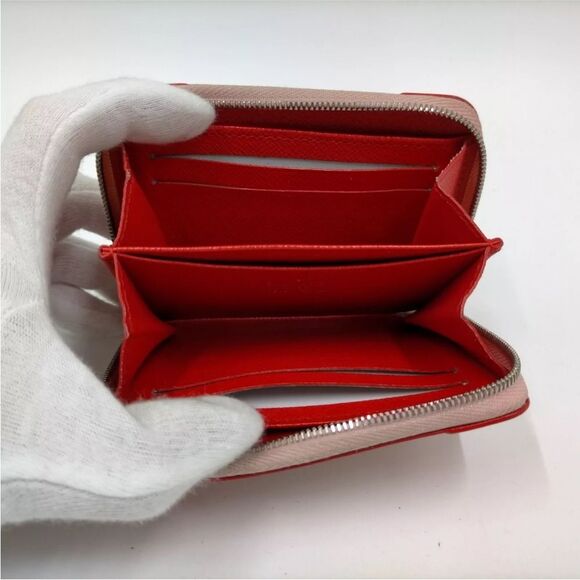 Louis Vuitton Epi Blooming Corners Zippy Coin Purse Rose Ballerine Coquelicot - Picture 4 of 8